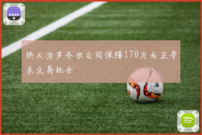 热火为罗齐尔合同保障170万或正寻求交易机会